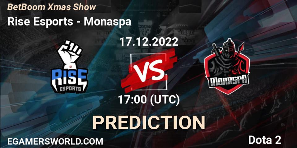 Rise Esports vs Monaspa: Betting TIp, Match Prediction. 17.12.22. Dota 2, BetBoom Xmas Show