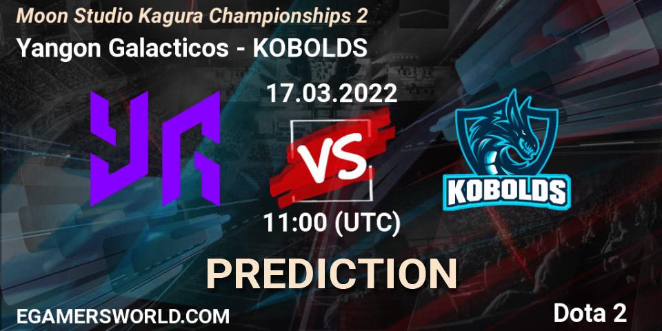 Yangon Galacticos vs KOBOLDS: Betting TIp, Match Prediction. 17.03.2022 at 11:01. Dota 2, Moon Studio Kagura Championships 2