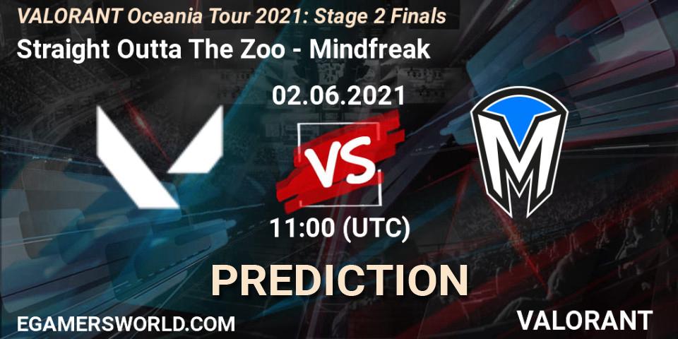 Straight Outta The Zoo vs Mindfreak: Betting TIp, Match Prediction. 02.06.2021 at 11:00. VALORANT, VALORANT Oceania Tour 2021: Stage 2 Finals