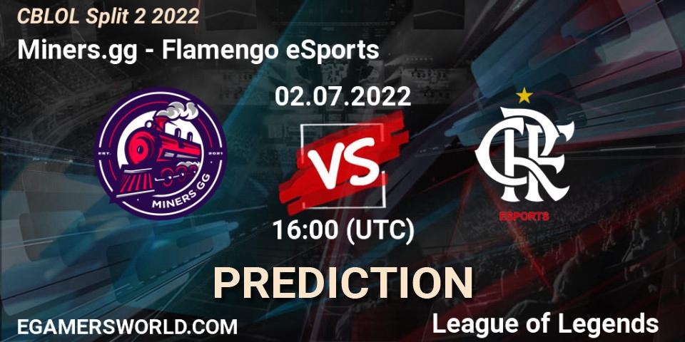 Miners.gg vs Flamengo eSports: Betting TIp, Match Prediction. 02.07.22. LoL, CBLOL Split 2 2022