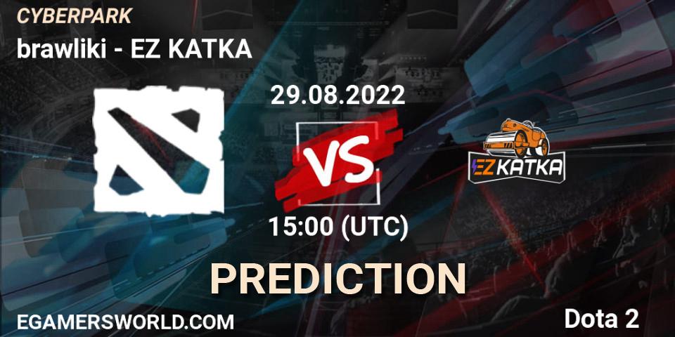 brawliki vs EZ KATKA: Betting TIp, Match Prediction. 29.08.2022 at 14:46. Dota 2, CYBERPARK