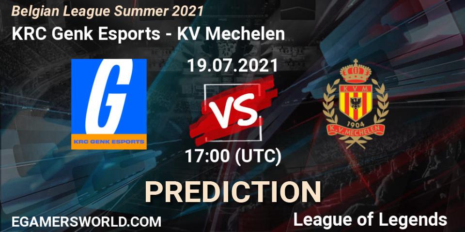 KRC Genk Esports vs KV Mechelen: Betting TIp, Match Prediction. 19.07.2021 at 17:00. LoL, Belgian League Summer 2021