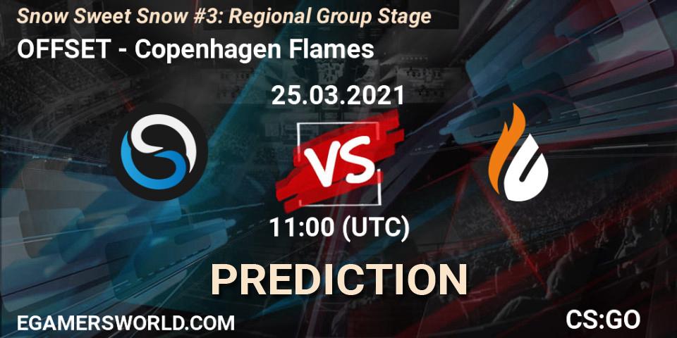 OFFSET vs Copenhagen Flames: Betting TIp, Match Prediction. 25.03.21. CS2 (CS:GO), Snow Sweet Snow #3: Regional Group Stage