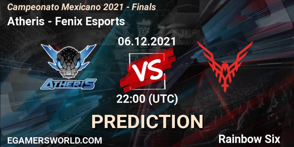 Atheris vs Fenix Esports: Betting TIp, Match Prediction. 06.12.2021 at 22:00. Rainbow Six, Campeonato Mexicano 2021 - Finals