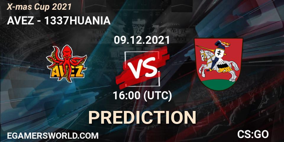AVEZ vs 1337HUANIA: Betting TIp, Match Prediction. 09.12.2021 at 18:00. Counter-Strike (CS2), SWSG X-mas Cup