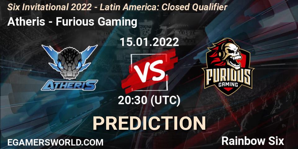 Atheris vs Furious Gaming: Betting TIp, Match Prediction. 15.01.2022 at 20:30. Rainbow Six, Six Invitational 2022 - Latin America: Closed Qualifier