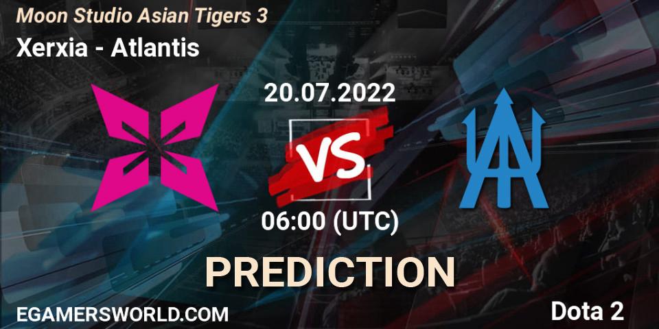 Xerxia vs Atlantis: Betting TIp, Match Prediction. 20.07.22. Dota 2, Moon Studio Asian Tigers 3