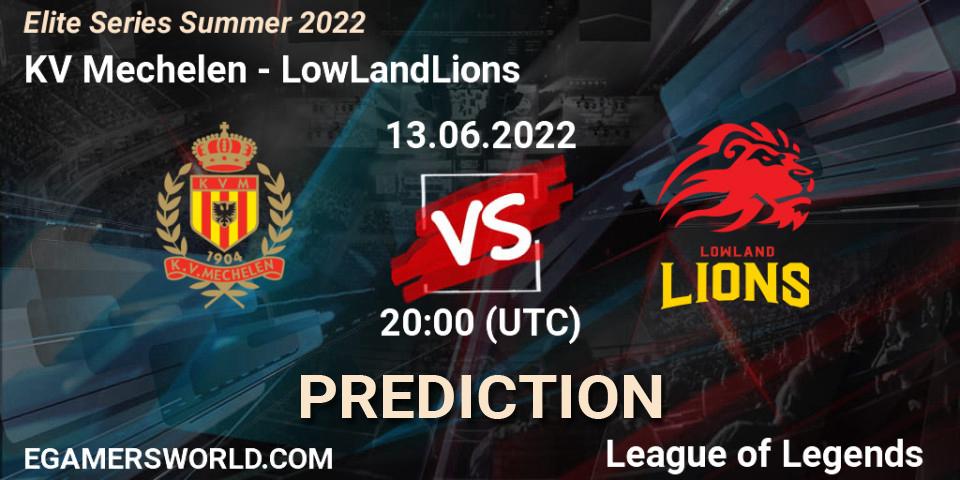 KV Mechelen vs LowLandLions: Betting TIp, Match Prediction. 13.06.2022 at 20:00. LoL, Elite Series Summer 2022
