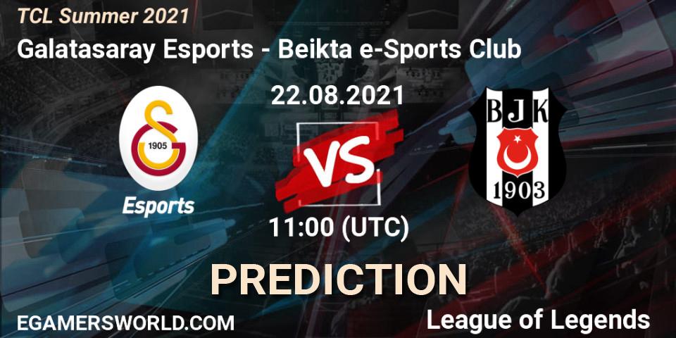 Galatasaray Esports vs Beşiktaş e-Sports Club: Betting TIp, Match Prediction. 22.08.21. LoL, TCL Summer 2021
