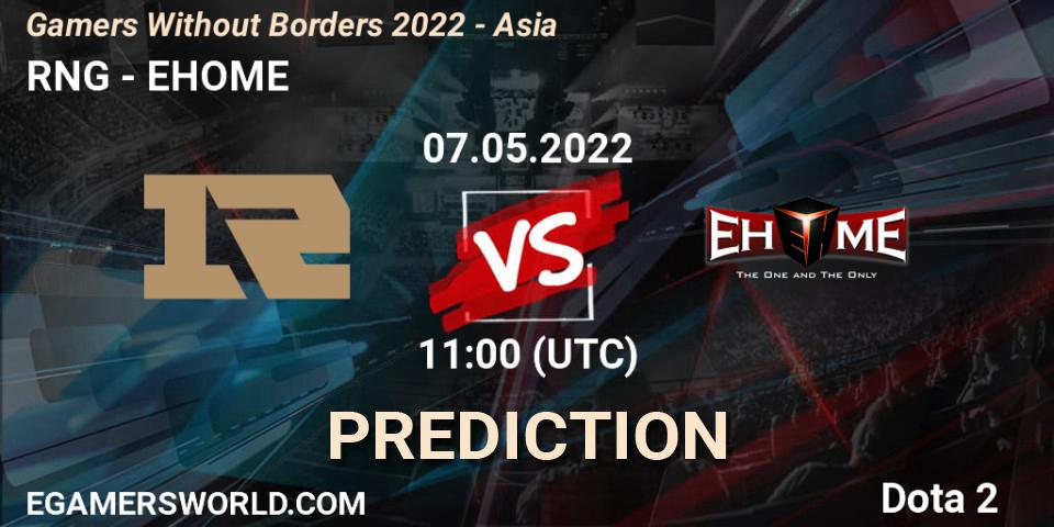 RNG vs EHOME: Betting TIp, Match Prediction. 07.05.22. Dota 2, Gamers Without Borders 2022 - Asia