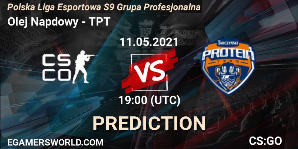 Olej Napędowy vs TPT: Betting TIp, Match Prediction. 11.05.2021 at 19:00. Counter-Strike (CS2), Polska Liga Esportowa S9 Grupa Profesjonalna