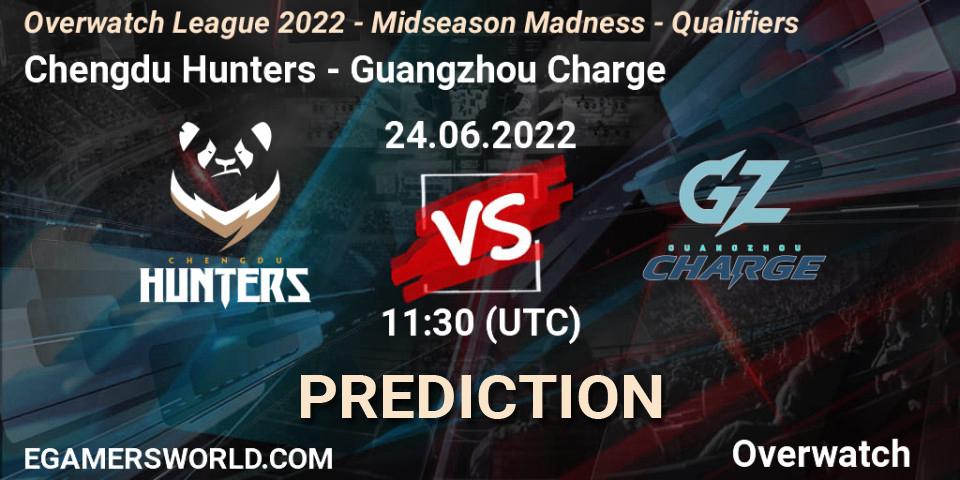 Chengdu Hunters vs Guangzhou Charge: Betting TIp, Match Prediction. 01.07.22. Overwatch, Overwatch League 2022 - Midseason Madness - Qualifiers