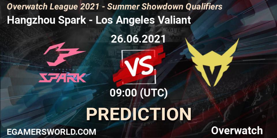 Hangzhou Spark vs Los Angeles Valiant: Betting TIp, Match Prediction. 26.06.21. Overwatch, Overwatch League 2021 - Summer Showdown Qualifiers