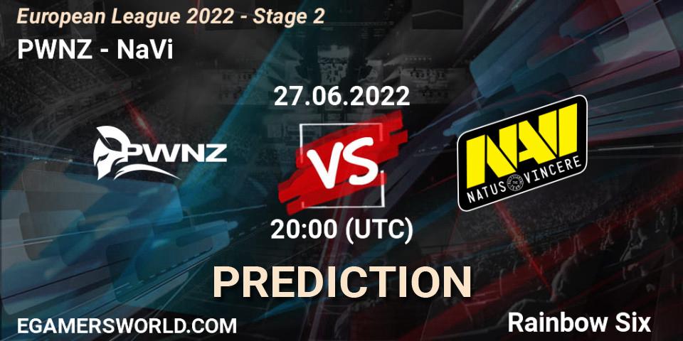 PWNZ vs NaVi: Betting TIp, Match Prediction. 27.06.22. Rainbow Six, European League 2022 - Stage 2