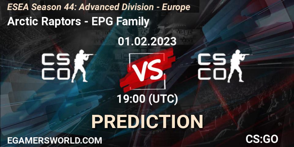 Arctic Raptors vs Boston crab: Betting TIp, Match Prediction. 01.02.23. CS2 (CS:GO), ESEA Season 44: Advanced Division - Europe