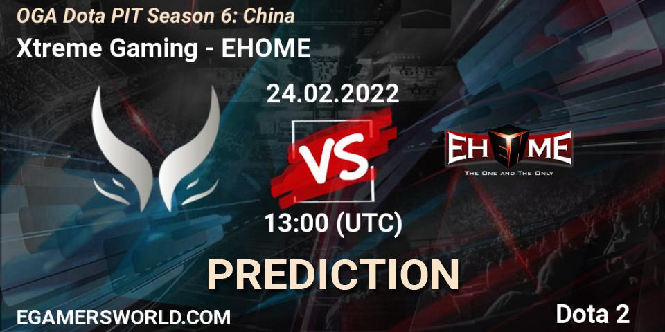 Xtreme Gaming vs EHOME: Betting TIp, Match Prediction. 24.02.2022 at 12:11. Dota 2, OGA Dota PIT Season 6: China