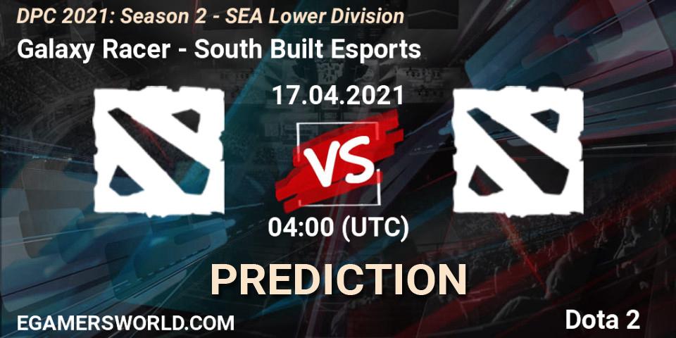 Galaxy Racer vs South Built Esports: Betting TIp, Match Prediction. 17.04.2021 at 04:01. Dota 2, DPC 2021: Season 2 - SEA Lower Division