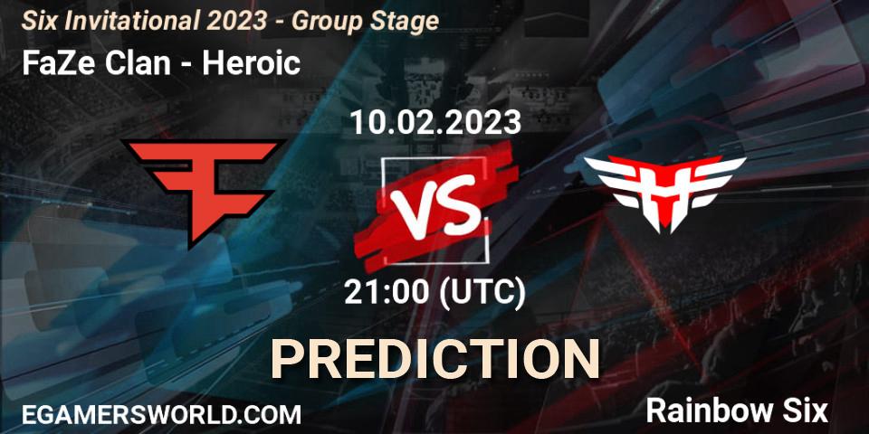 FaZe Clan vs Heroic: Betting TIp, Match Prediction. 10.02.23. Rainbow Six, Six Invitational 2023 - Group Stage