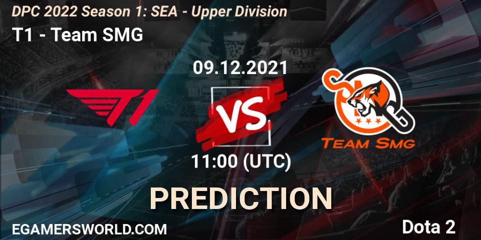 T1 vs Team SMG: Betting TIp, Match Prediction. 09.12.2021 at 11:11. Dota 2, DPC 2022 Season 1: SEA - Upper Division
