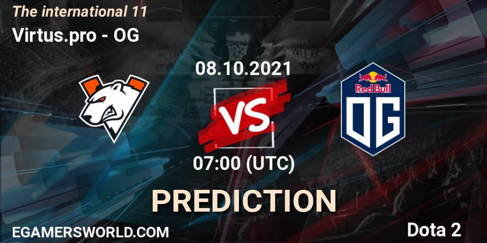 Virtus.pro vs OG: Betting TIp, Match Prediction. 07.10.21. Dota 2, The Internationa 2021