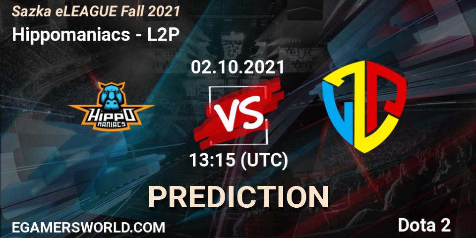Hippomaniacs vs L2P: Betting TIp, Match Prediction. 02.10.21. Dota 2, Sazka eLEAGUE Fall 2021