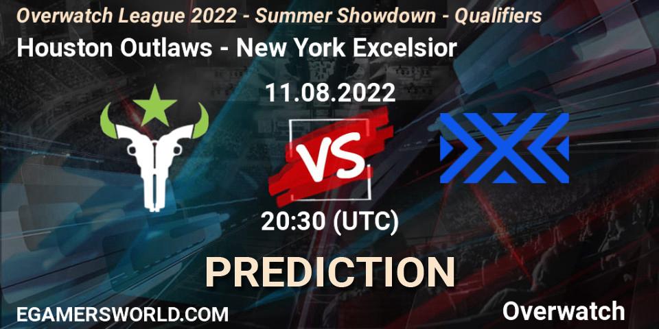 Houston Outlaws vs New York Excelsior: Betting TIp, Match Prediction. 11.08.22. Overwatch, Overwatch League 2022 - Summer Showdown - Qualifiers