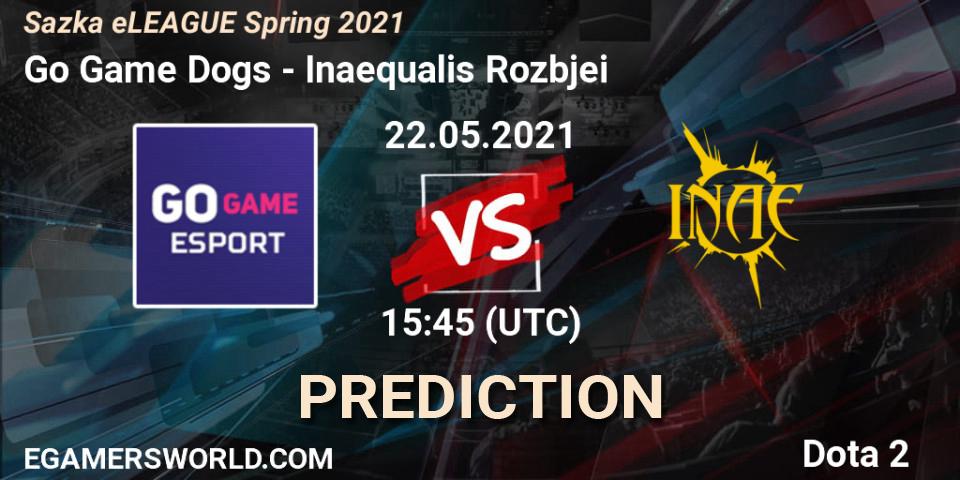 Go Game Dogs vs Inaequalis Rozbíječi: Betting TIp, Match Prediction. 22.05.2021 at 15:30. Dota 2, Sazka eLEAGUE Spring 2021