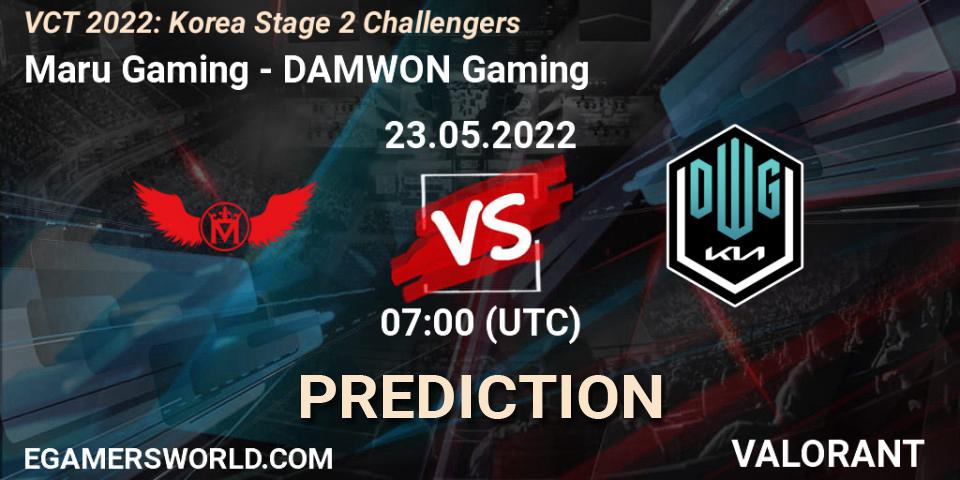 Maru Gaming vs DAMWON Gaming: Betting TIp, Match Prediction. 23.05.22. VALORANT, VCT 2022: Korea Stage 2 Challengers