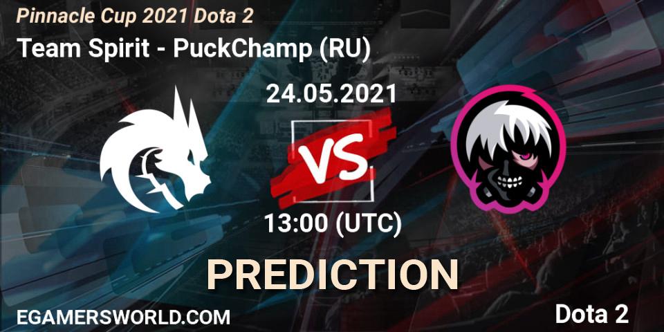 Team Spirit vs PuckChamp (RU): Betting TIp, Match Prediction. 24.05.2021 at 13:00. Dota 2, Pinnacle Cup 2021 Dota 2