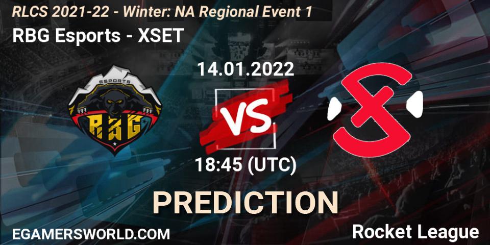 RBG Esports vs XSET: Betting TIp, Match Prediction. 14.01.22. Rocket League, RLCS 2021-22 - Winter: NA Regional Event 1