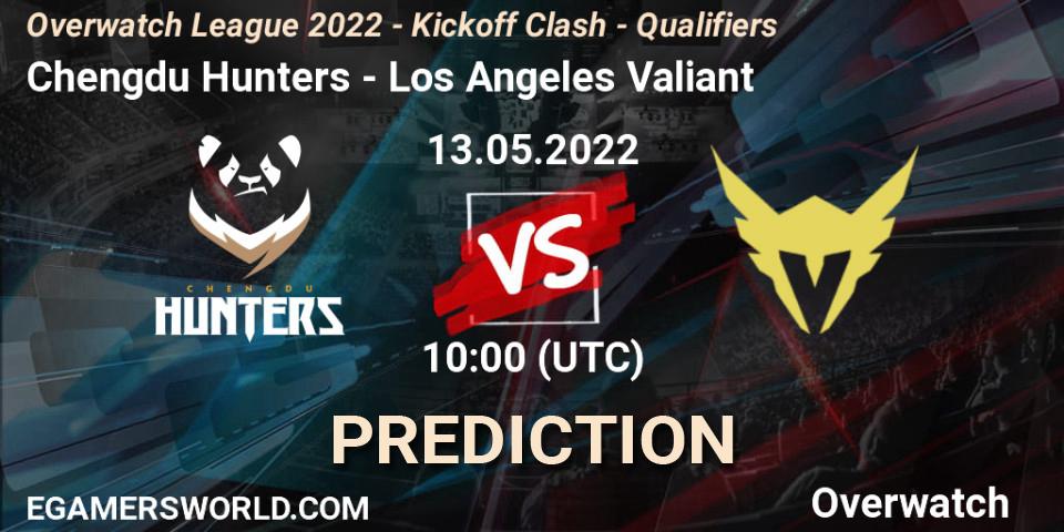 Chengdu Hunters vs Los Angeles Valiant: Betting TIp, Match Prediction. 29.05.22. Overwatch, Overwatch League 2022 - Kickoff Clash - Qualifiers
