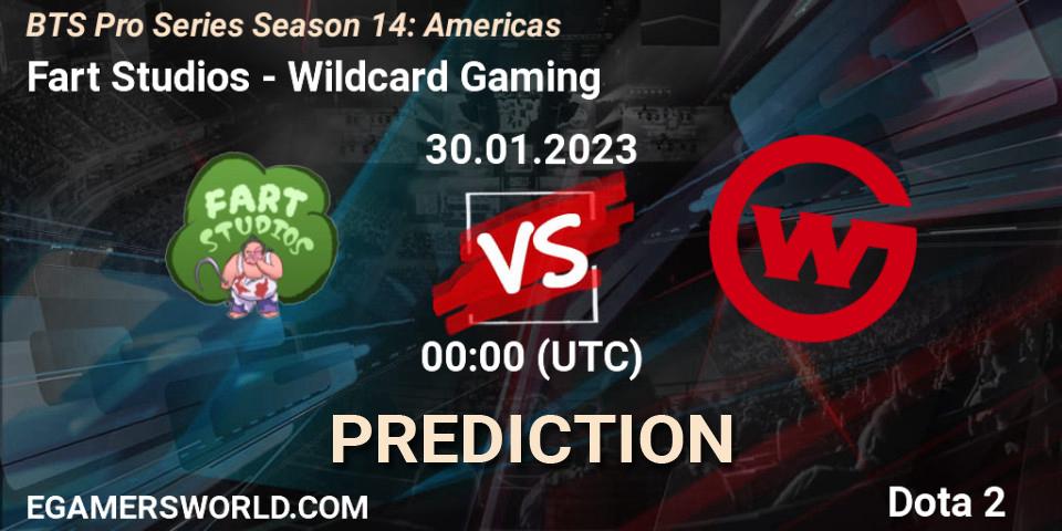 Fart Studios vs Wildcard Gaming: Betting TIp, Match Prediction. 30.01.23. Dota 2, BTS Pro Series Season 14: Americas