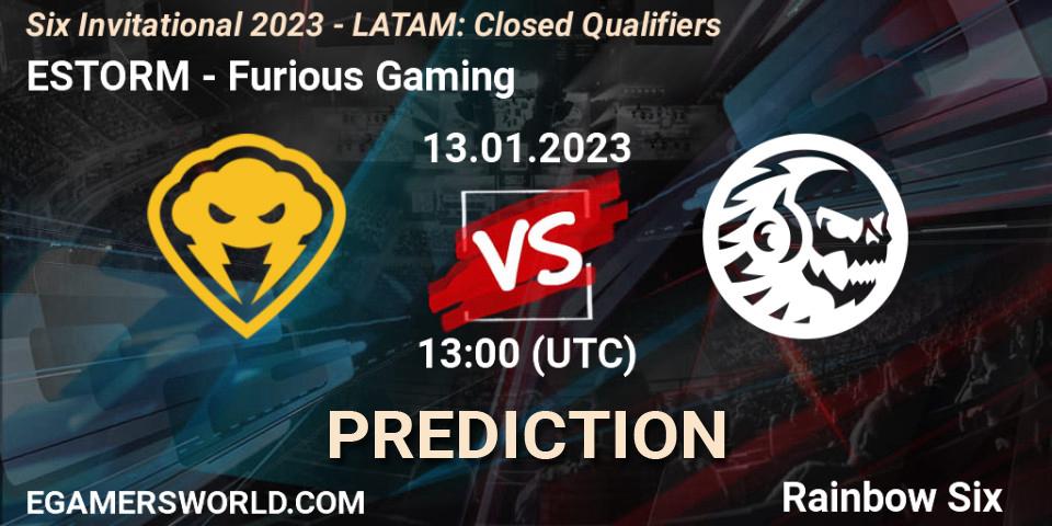ESTORM vs Furious Gaming: Betting TIp, Match Prediction. 13.01.23. Rainbow Six, Six Invitational 2023 - LATAM: Closed Qualifiers