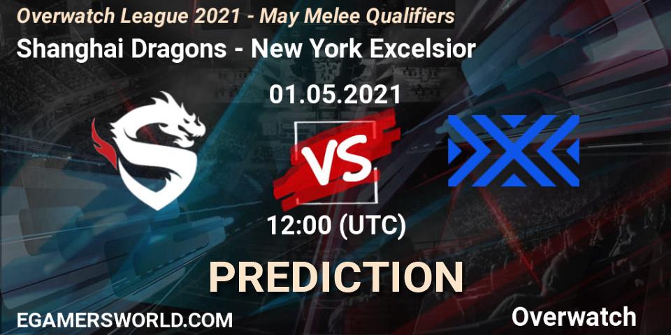 Shanghai Dragons vs New York Excelsior: Betting TIp, Match Prediction. 01.05.21. Overwatch, Overwatch League 2021 - May Melee Qualifiers