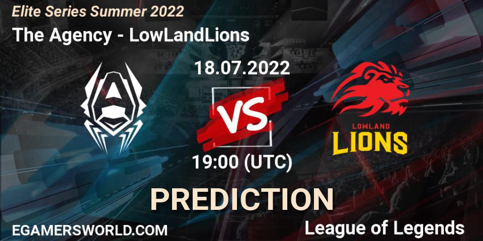 The Agency vs LowLandLions: Betting TIp, Match Prediction. 18.07.22. LoL, Elite Series Summer 2022