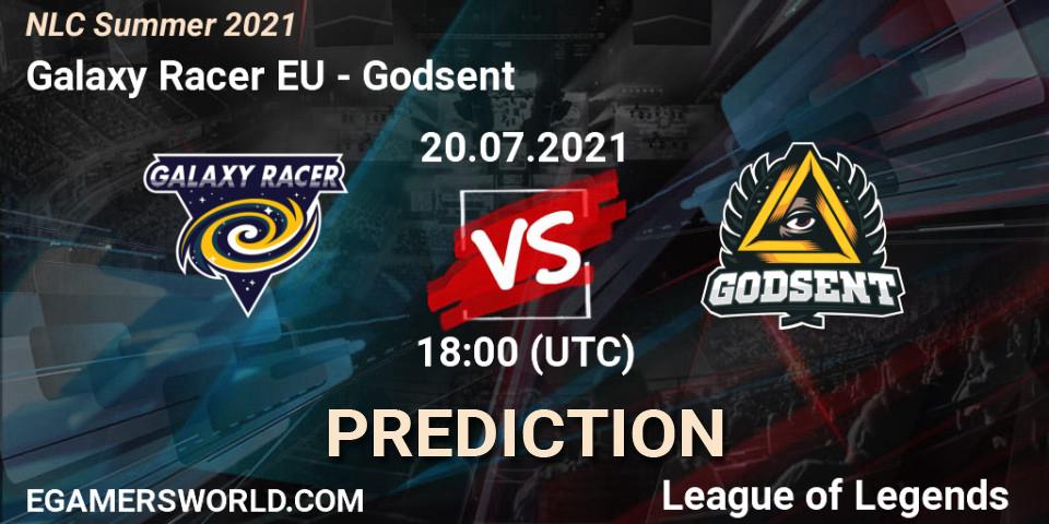 Galaxy Racer EU vs Godsent: Betting TIp, Match Prediction. 20.07.21. LoL, NLC Summer 2021