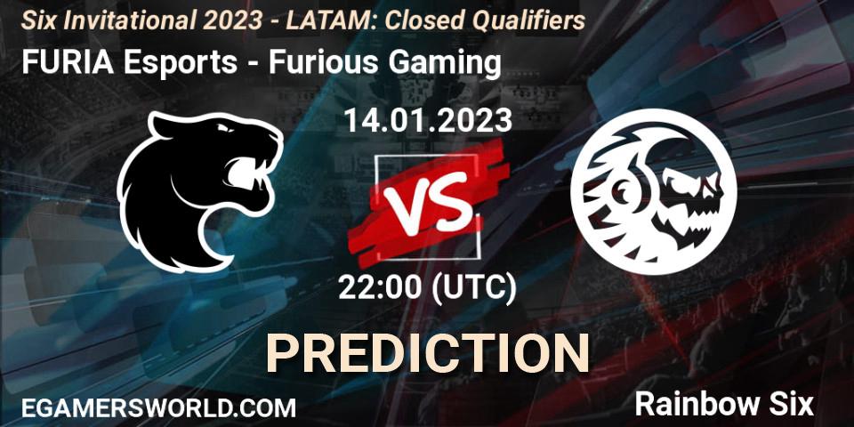 FURIA Esports vs Furious Gaming: Betting TIp, Match Prediction. 14.01.23. Rainbow Six, Six Invitational 2023 - LATAM: Closed Qualifiers