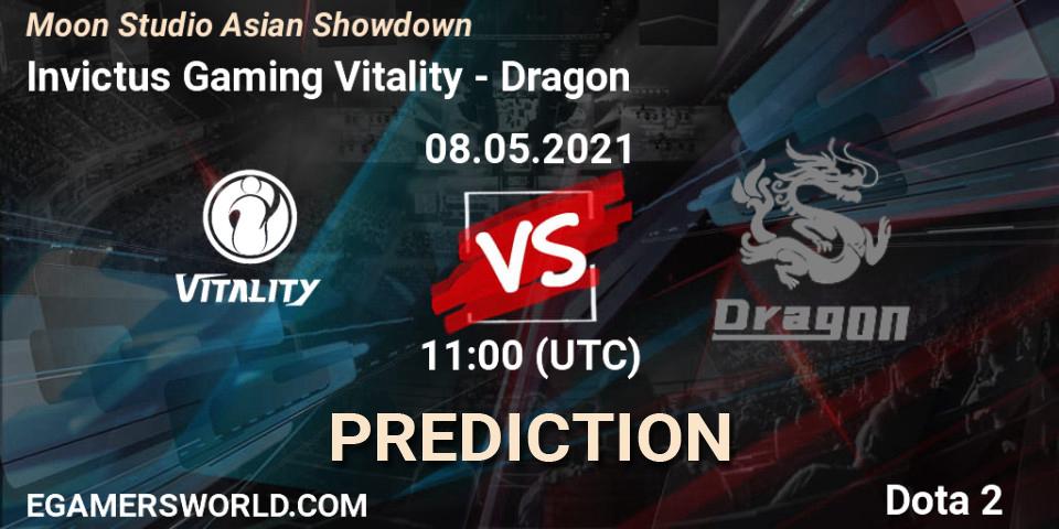 Invictus Gaming Vitality vs Dragon: Betting TIp, Match Prediction. 08.05.2021 at 11:46. Dota 2, Moon Studio Asian Showdown