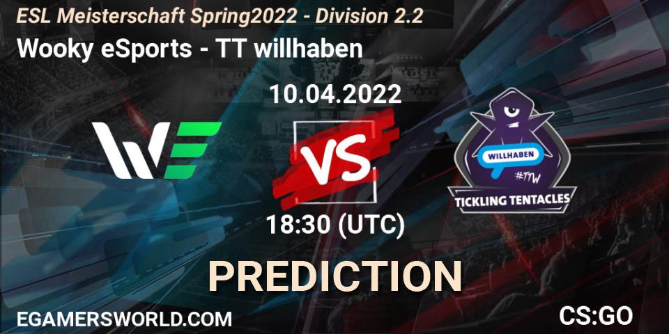 Wooky eSports vs TT willhaben: Betting TIp, Match Prediction. 10.04.22. CS2 (CS:GO), ESL Meisterschaft Spring 2022 - Division 2.2
