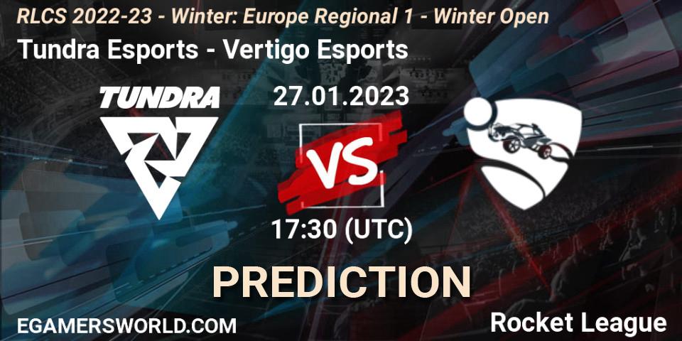 Tundra Esports vs Vertigo Esports: Betting TIp, Match Prediction. 27.01.23. Rocket League, RLCS 2022-23 - Winter: Europe Regional 1 - Winter Open