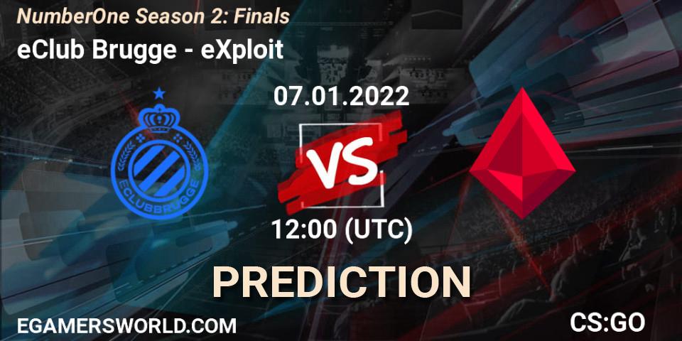 eClub Brugge vs eXploit: Betting TIp, Match Prediction. 07.01.22. CS2 (CS:GO), NumberOne Season 2: Finals