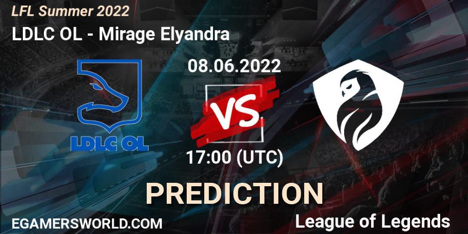 LDLC OL vs Mirage Elyandra: Betting TIp, Match Prediction. 08.06.2022 at 17:00. LoL, LFL Summer 2022