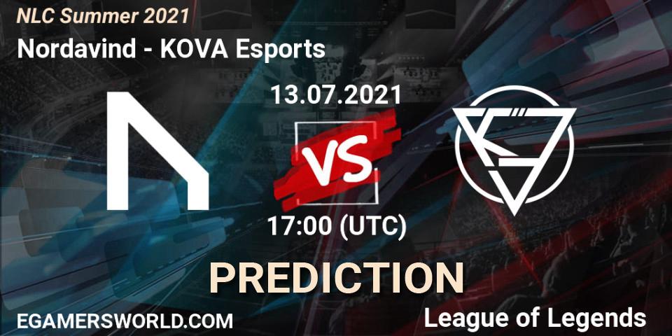Nordavind vs KOVA Esports: Betting TIp, Match Prediction. 13.07.2021 at 17:00. LoL, NLC Summer 2021