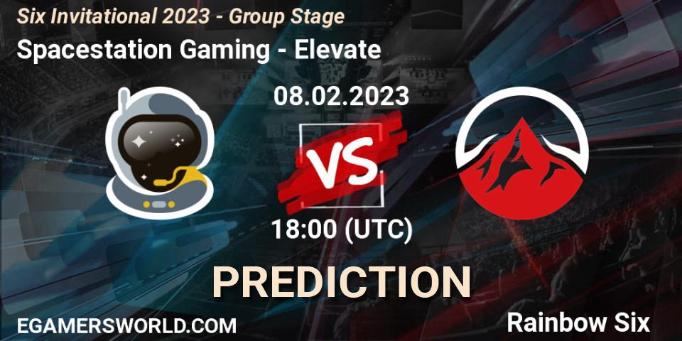 Spacestation Gaming vs Elevate: Betting TIp, Match Prediction. 08.02.23. Rainbow Six, Six Invitational 2023 - Group Stage