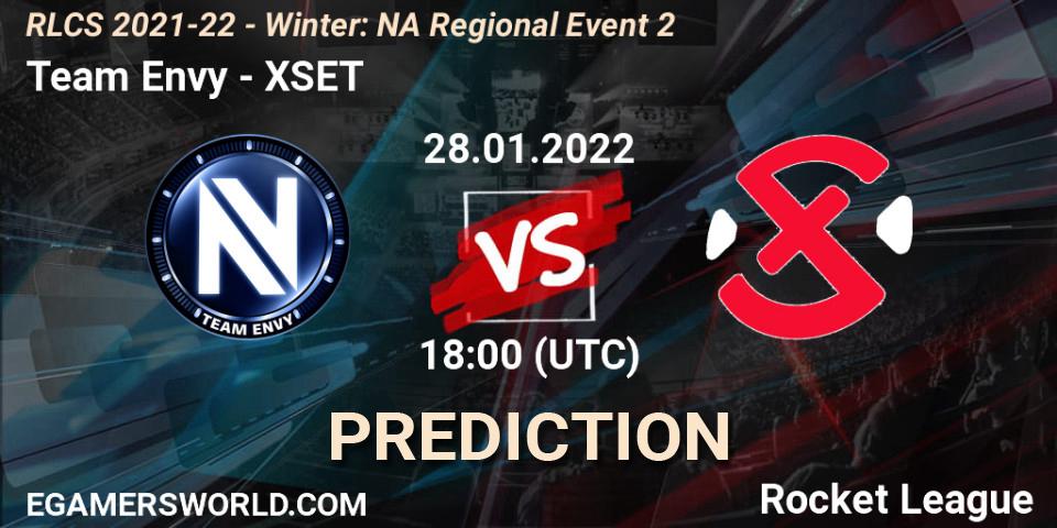 Team Envy vs XSET: Betting TIp, Match Prediction. 28.01.22. Rocket League, RLCS 2021-22 - Winter: NA Regional Event 2
