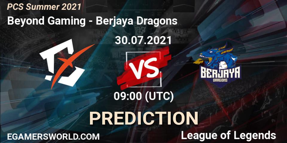 Beyond Gaming vs Berjaya Dragons: Betting TIp, Match Prediction. 30.07.2021 at 09:10. LoL, PCS Summer 2021