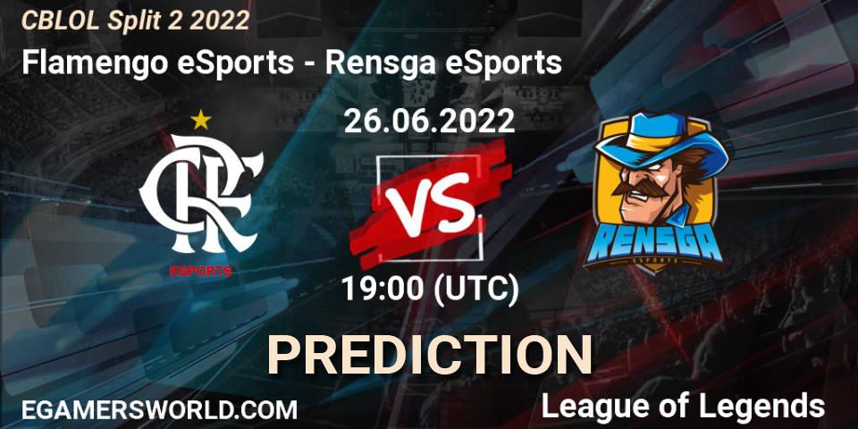 Flamengo eSports vs Rensga eSports: Betting TIp, Match Prediction. 26.06.22. LoL, CBLOL Split 2 2022