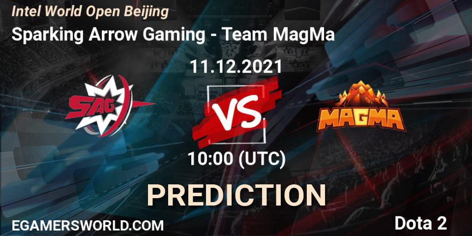 Sparking Arrow Gaming vs Team MagMa: Betting TIp, Match Prediction. 11.12.21. Dota 2, Intel World Open Beijing: Closed Qualifier