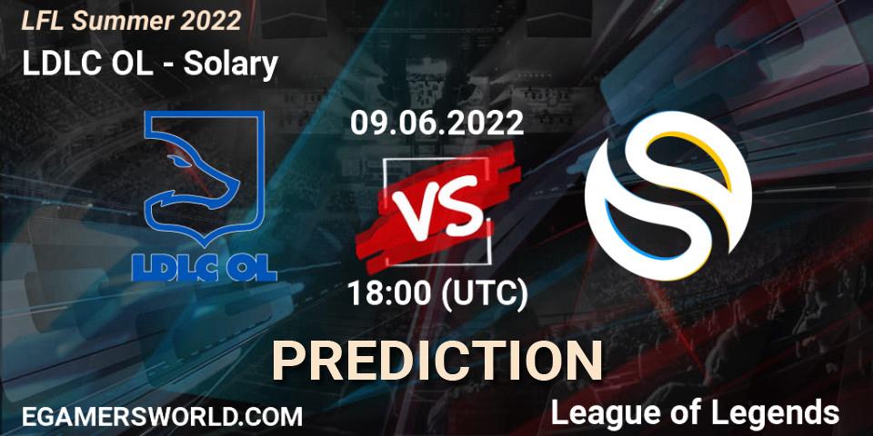 LDLC OL vs Solary: Betting TIp, Match Prediction. 09.06.22. LoL, LFL Summer 2022