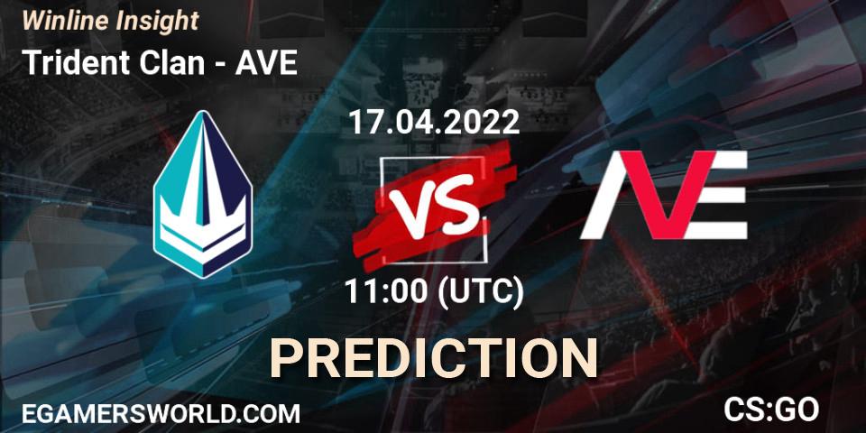 Trident Clan vs AVE: Betting TIp, Match Prediction. 17.04.22. CS2 (CS:GO), Winline Insight